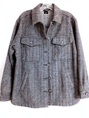 *EUC* Denver Hayes Button-Down Shacket - Pockets, Cozy, Fall